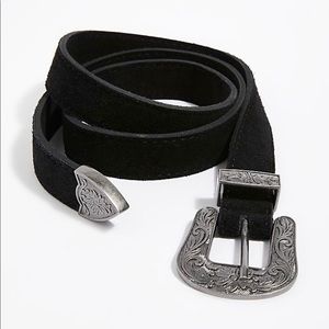 Free People Wildwood Suede Belt